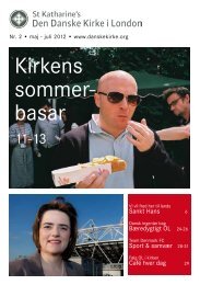 Kirkens sommer- basar - Den Danske Kirke i London