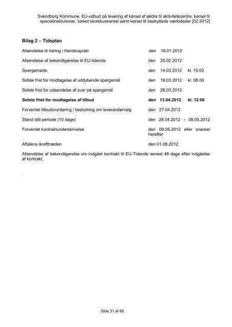 Udbudsmaterialet - Svendborg kommune