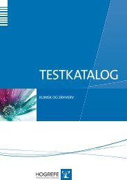 download vores Testkatalog - Hogrefe.dk