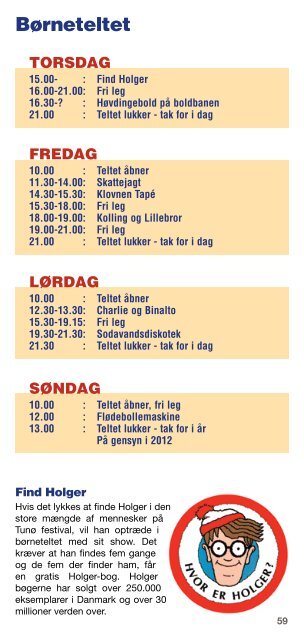 1. 2. 3. juli 2011 - Tunø Festival