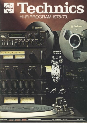Technics Hi-Fi Program 1978/79
