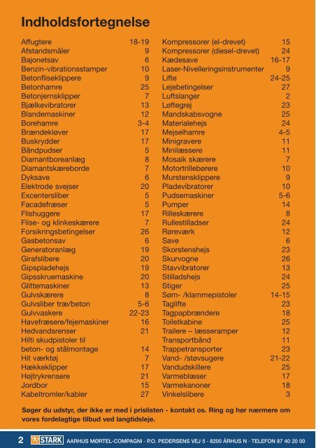 Udlejnings brochure 2006 - Stark