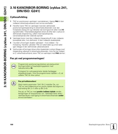 iTNC 530 Cycle programming (SW 340 49x-07, 606 ... - heidenhain