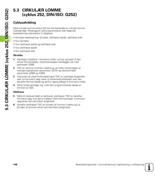 iTNC 530 Cycle programming (SW 340 49x-07, 606 ... - heidenhain