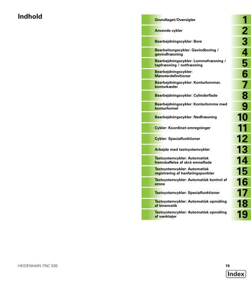 iTNC 530 Cycle programming (SW 340 49x-07, 606 ... - heidenhain