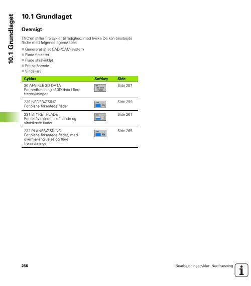 iTNC 530 Cycle programming (SW 340 49x-07, 606 ... - heidenhain