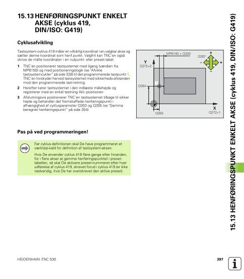 iTNC 530 Cycle programming (SW 340 49x-07, 606 ... - heidenhain