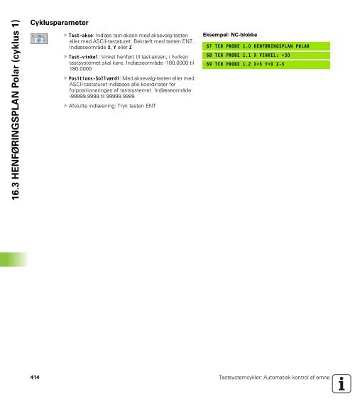 iTNC 530 Cycle programming (SW 340 49x-07, 606 ... - heidenhain