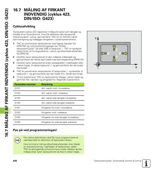 iTNC 530 Cycle programming (SW 340 49x-07, 606 ... - heidenhain