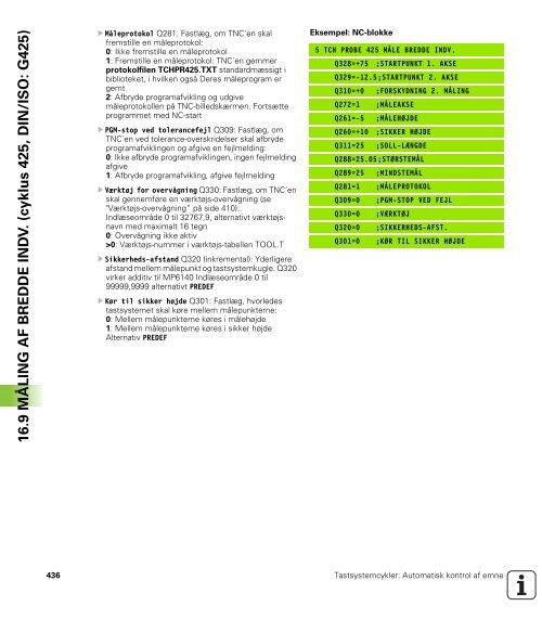 iTNC 530 Cycle programming (SW 340 49x-07, 606 ... - heidenhain