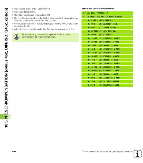 iTNC 530 Cycle programming (SW 340 49x-07, 606 ... - heidenhain