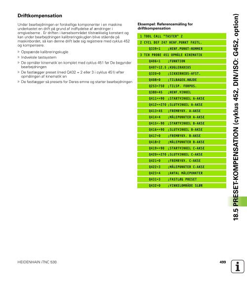 iTNC 530 Cycle programming (SW 340 49x-07, 606 ... - heidenhain