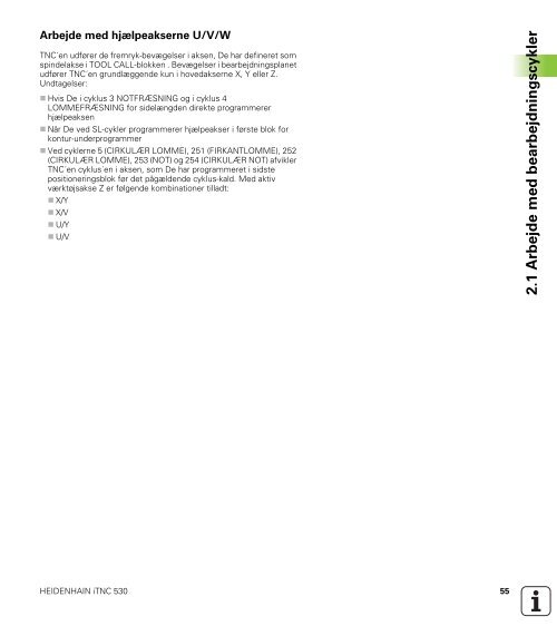 iTNC 530 Cycle programming (SW 340 49x-07, 606 ... - heidenhain