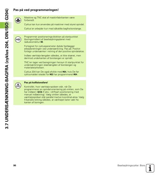 iTNC 530 Cycle programming (SW 340 49x-07, 606 ... - heidenhain