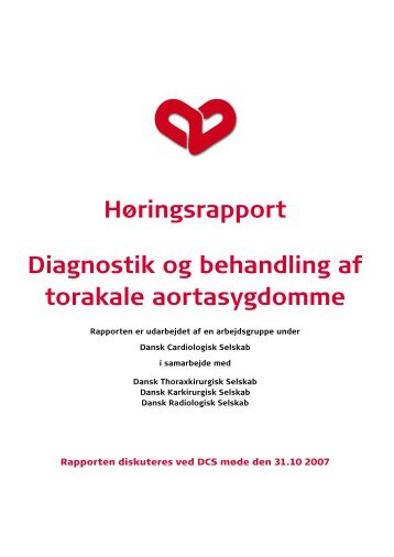 Høringsrapport - Dansk Radiologisk Selskab