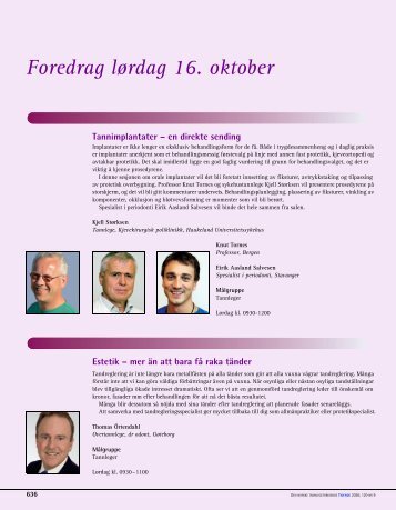 09_Foredrag 16.fm - Den norske tannlegeforenings Tidende