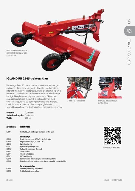 PRODUKTKATALOG - Igland AS