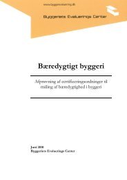 Bæredygtigt Byggeri - Byggeriets Evaluerings Center