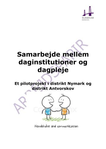 Samarbejde mellem daginstitutioner og dagpleje - Slagelse Kommune