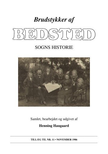 Brudstykker af - Bedsted Sogns