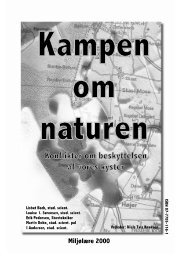 Kampen om naturen Miljølære - 1 - - Centre for Environmental ...