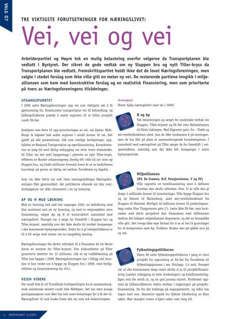 Midtpunkt 2/07 - Næringsforeningen i Trondheim