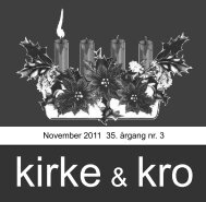 November 2011 35. årgang nr. 3 - Nødebo Kro