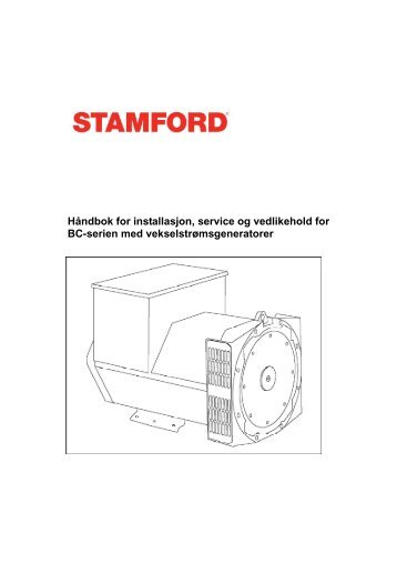 Håndbok for installasjon, service og vedlikehold for BC-serien med ...