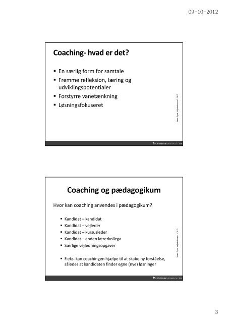 Oplæg om coaching (pdf af PowerPoint)