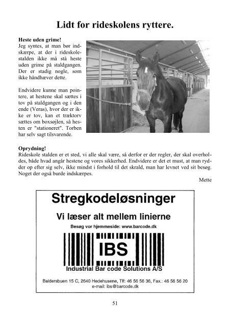 Striglernes Magasin - Glostrup Rideklub