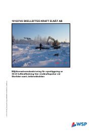 36 kV Lainejaur, miljökonsekvensbeskrivning ... - Skellefteå Kraft