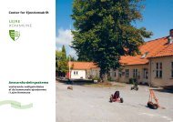 Ansvarsfordelingsskema Center for Ejendomsdrift - Lejre Kommune