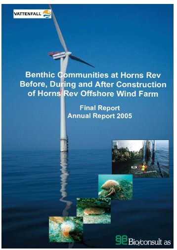 Benthic Communities at Horns Rev Before, During and After Con