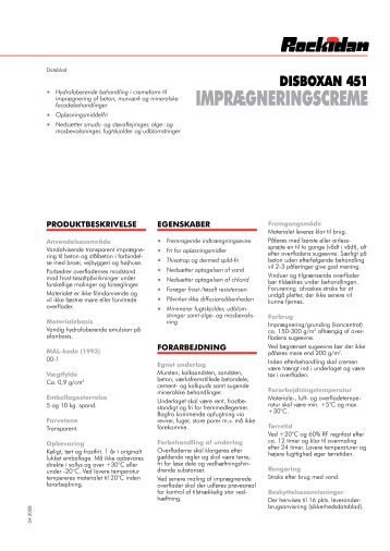 IMPRæGNERINGSCREME - Rockidan