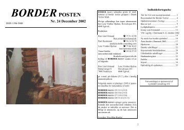 BORDERPOSTEN - Border terriers i DTK