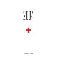 Årsberetning 2004 - Dansk Røde Kors