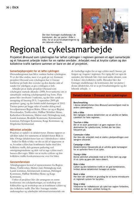 Bike 'n' ride - Öresund som cykelregion