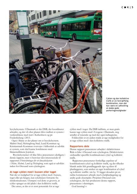 Bike 'n' ride - Öresund som cykelregion