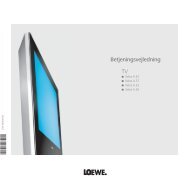 Betjeningsvejledning TV - Loewe