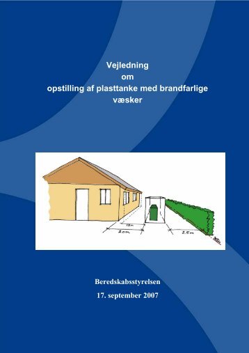 Vejledning om opstilling af plasttanke med brandfarlige væsker