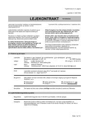 LEJEKONTRAKT for beboelse - Ungbodanmark.dk