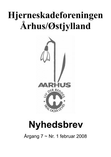 Hjerneskadeforeningen Århus/Østjylland Nyhedsbrev