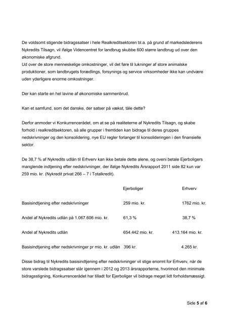 Side 1 af 6 Indgivelse af klage vedr. realkreditinstitutters ... - Agri Nord