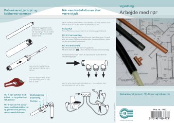 Arbejde med galvaniseret jernrør, PE-X rør og kobberrør - VVS Trading