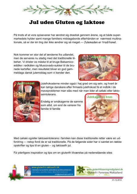 Jul uden Gluten og laktose - glutenfri-laktosefri.dk