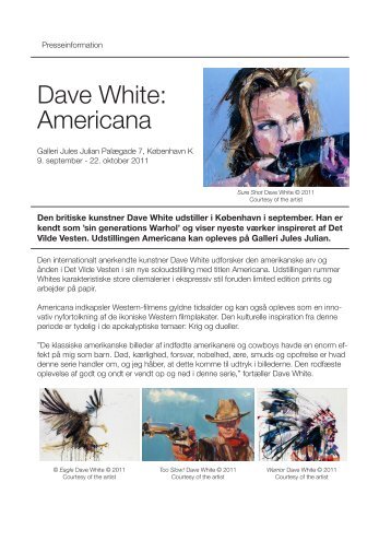Dave White: Americana - Jules Julian