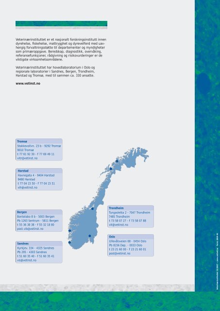 Kunnskapsstatus knyttet til mattrygghet og smittespredning