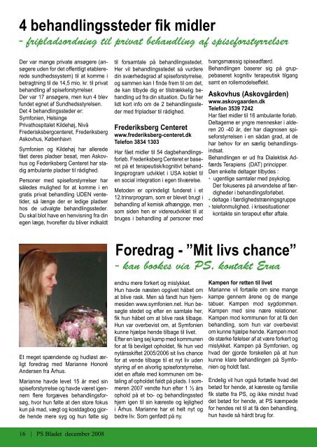 ps landsforenings medlemsblad dec. 2008