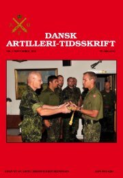 DAT nr. 3 - 2011 - Artilleriofficersforeningen