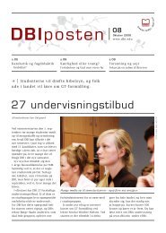 27 undervisningstilbud - Dansk Bibel-Institut